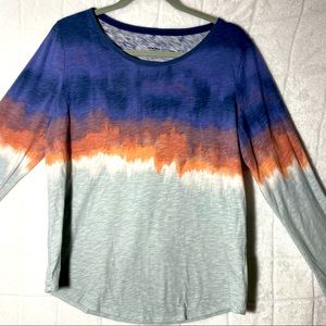 Women’s ls tie dye shirt Sonoma sz L